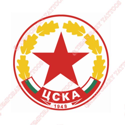 CSKA Sofia Customize Temporary Tattoos Stickers NO.8296